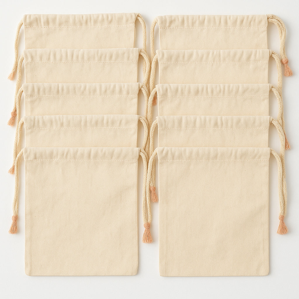 Eco Fridge Bag – 12" x 12" Cotton Vegetable Storage