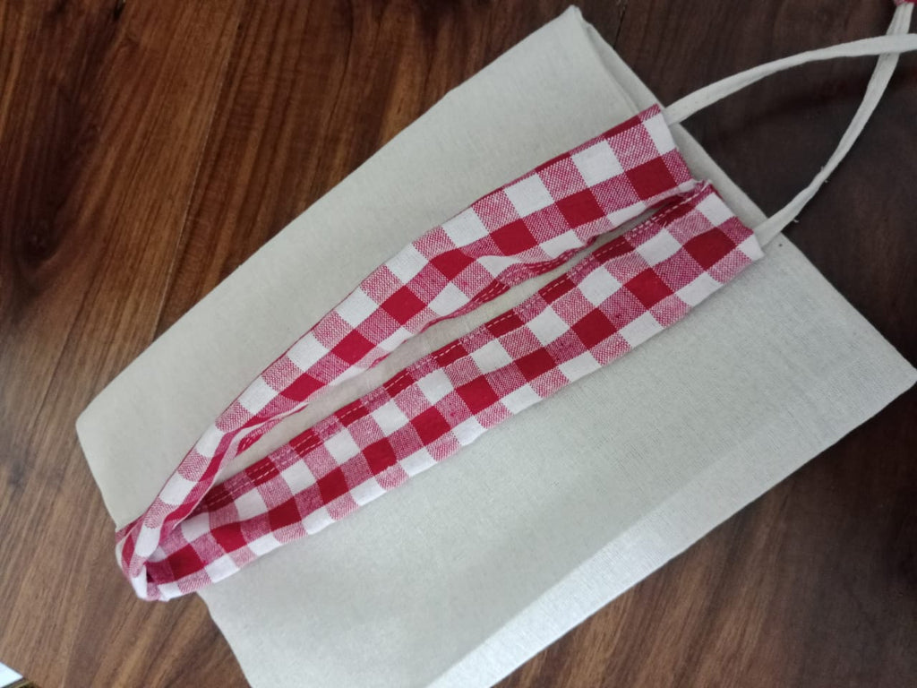 Eco Fridge Bag – 12" x 12" Cotton Vegetable Storage